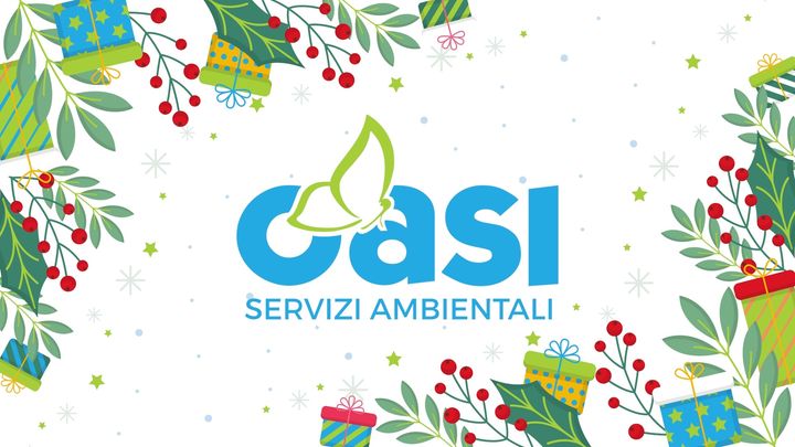 Buon #Natale & Felice #AnnoNuovo da tutto lo staff di Oasi - Servizi Ambientali Sicilia‼️ 🎅🎄🎁🎉✨