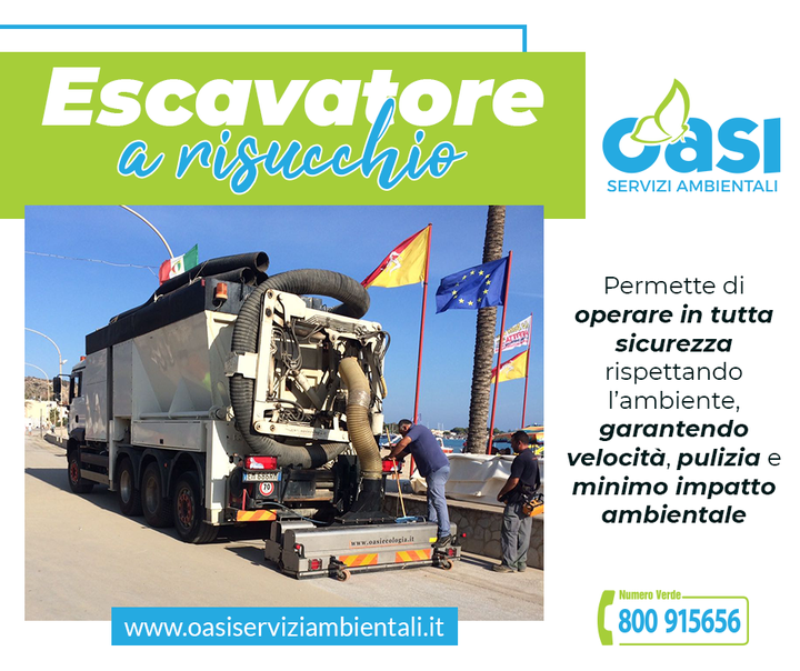 Oasi - Servizi Ambientali Sicilia esegue #pulizie, #svuotamenti e #bonifiche #ambientali.