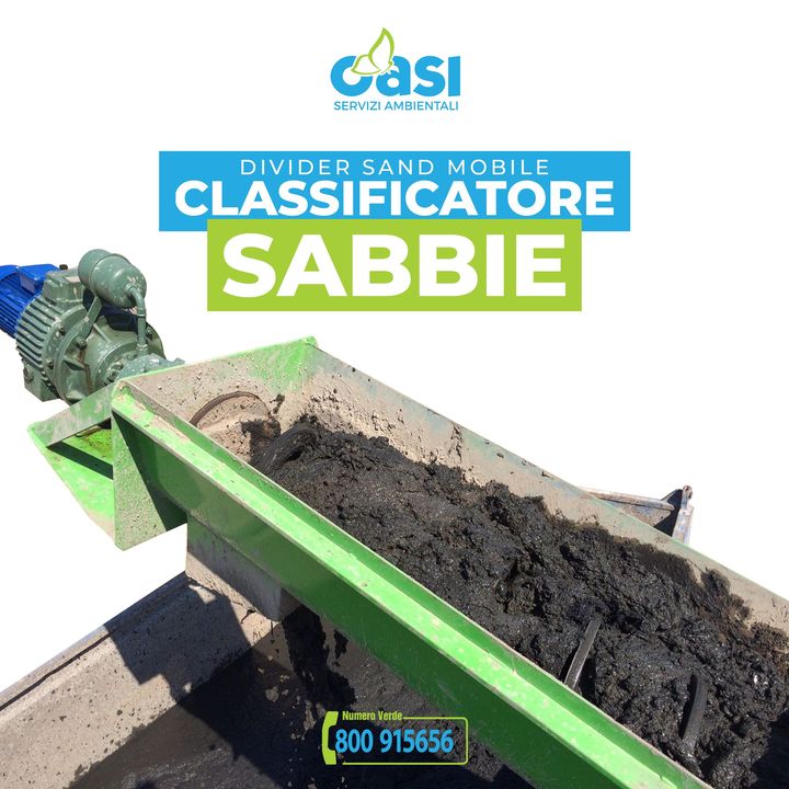 Il #classificatore #sabbie #Divider #Sand #Mobile è un #tecnologia progettata per la separazione meccanica delle sabbie/vaglio dell’acqua, sfruttando la diversa composizione fisica dei materiali.