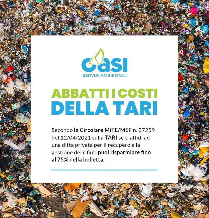 La Circolare MiTE/MEF n. 37259 del 12/04/2021 sulla TARI, diffusa dal Ministero della transizione ecologica in condivisione con il Ministero delle finanze, prevede che un’azienda privata che decide di affidarsi per almeno cinque anni ad una ditta (anch’essa privata) per il recupero e la gestione dei rifiuti può ottenere uno sgravio che può raggiungere il 100% della parte variabile della TARI, che costituisce il 75% della bolletta.