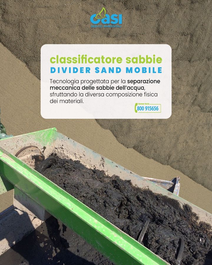 Classificatore sabbie 👉 Divider Sand Mobile ⌛

➡ Una tecnologia progettata