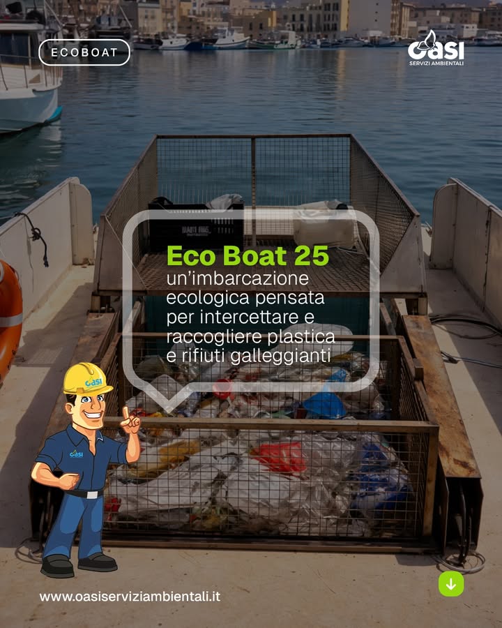 Pulire il mare è un impegno concreto
Con ECOboat 25, Oasi