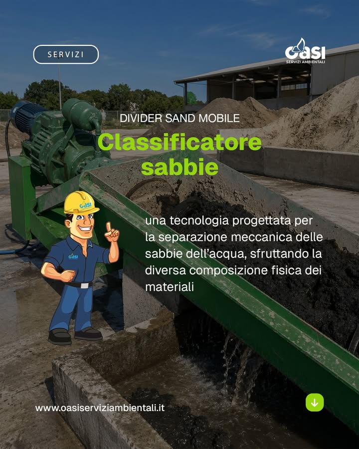 Divider Sand Mobile: separare, ottimizzare, risparmiare
Un sistema compatto ed efficiente