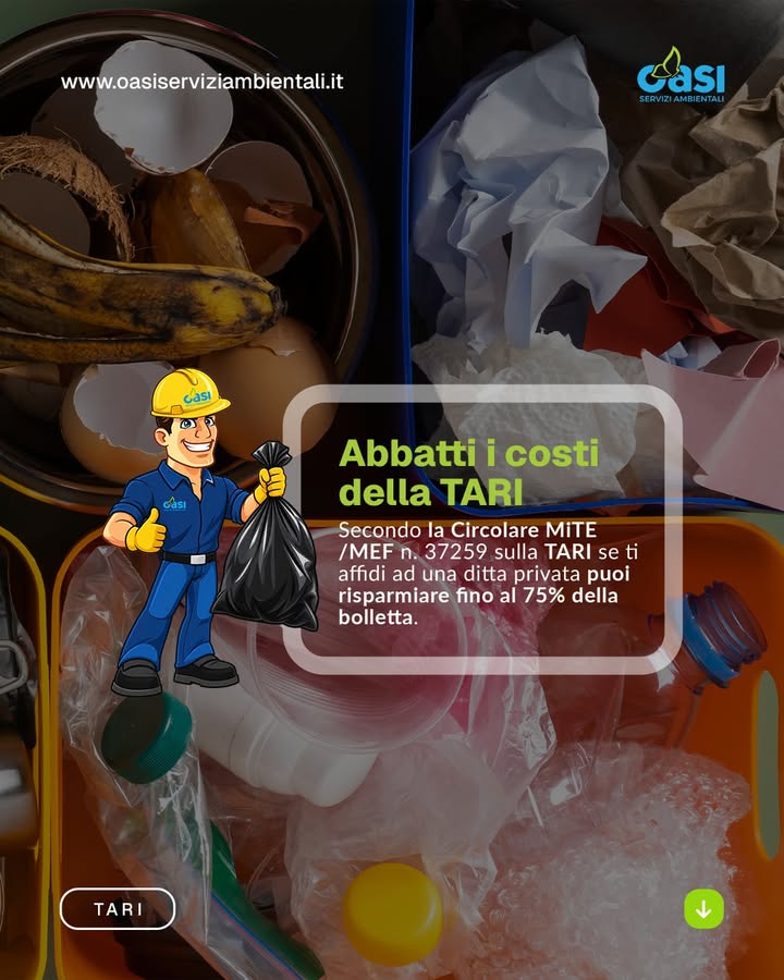 Ridurre i costi della TARI è possibile ♻️
Le attività che